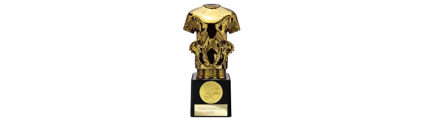 FUSION LEGEND SHIRT AND BOOTS FOOTBALL RESIN TROPHY - 5 SIZES - 13.5CM - 21CM FUSION LEGEND SHIRT AND BOOTS FOOTBALL RESIN TROPHY - 5 SIZES - 13.5CM - 21CM